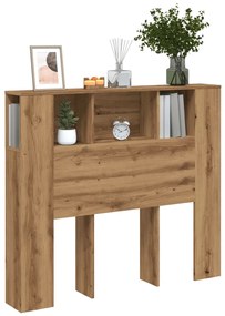 vidaXL Tăblie pat dulap stejar artizanal 120x19x104,5cm lemn prelucrat