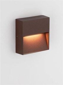 Mini Aplica perete exterior IP65, LED CCT Til corten