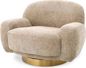 Fotoliu pivotant design elegant LUX Udine, Lyssa sand