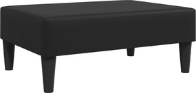 vidaXL Taburet, negru, 77x55x31 cm, piele artificială