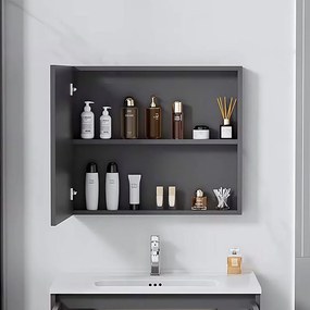 Set mobilier de baie cu lavoar Paris 60cm Grey