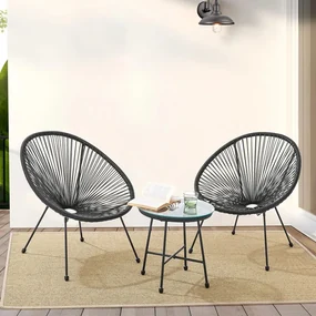 Juskys Set de balcon Ostana
