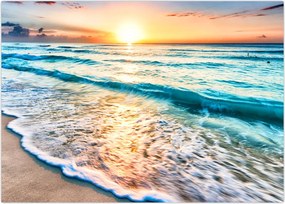 Tablou - Plaja de la mare (70x50 cm)