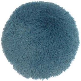 Perna decorativa rotunda MATS 40 cm, albastra