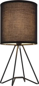 Globo 21734S - Lampă de masă TAMIAN 1xE14/40W/230V neagră