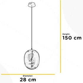 Lustră LED pe cablu ONLI LILLY LED/12W/230V 4000K negru