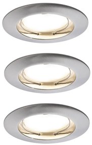 Paulmann 92827 - Set 3x LED 7W dimabil, spoturi încastrate COIN 230V