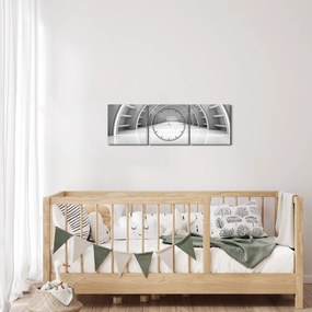 Tablou - Pasaj 3D (cu ceas) (90x30 cm)