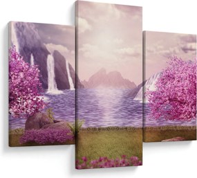 Tablou cu lac (90x60 cm)