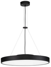 Lustra LED suspendata design circular PERFECT 60cm negru CCT Dimmable