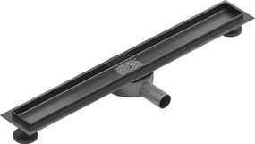 Mexen Flat 360° corp pentru scurgerea liniară rotativă 70 cm, gri pistol periat - 1E40070
