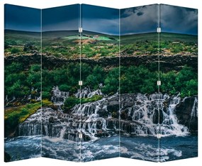 Paravan - Cascade în natură (210x170 cm)