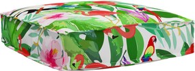 vidaXL Pernă Floral Multicolour 60 x 60 x 12 cm Material Oxford