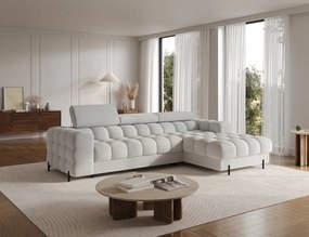 Coltar extensibil cu spatiu pentru depozitare, 285x181x93 cm, Felro R, Eltap (Culoare: Gri / Aura 04)