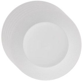 Orion Set de farfurii superficiale din porțelanMona line 6 buc, 27 cm