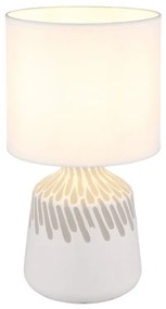 Lampa de masa ceramica alba RELA