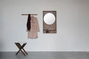 Panou de agățat diverse maro din lemn de stejar 60x100x11,5 cm Show Me – Mette Ditmer Denmark