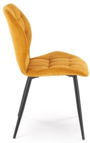 Scaun K548 stofa mustariu H84 cm