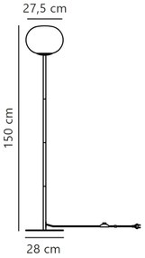 Lampadar Nordlux ALTON 1xE27/25W/230V negru