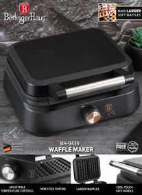 Aparat vafe   gofre   waffle tip belgian Berlinger Haus BH 9439