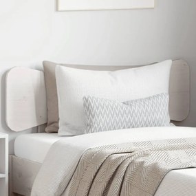 844790 vidaXL Tăblie de pat, alb, 100 cm, lemn masiv de pin