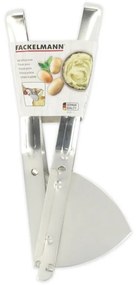 Presa manuala pentru cartofi Fackelmann 45460, Maner ergonomic, Argintiu