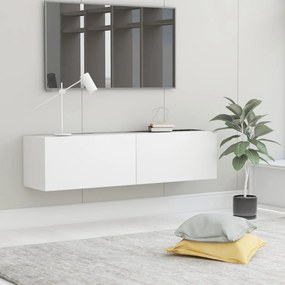 vidaXL Comodă TV, alb, 120 x 30 x 30 cm, lemn prelucrat