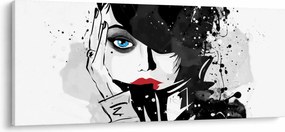 Tablou - Femeia misterioasă (120x50 cm)