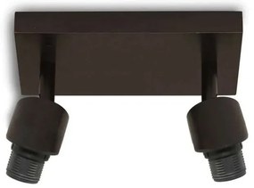 Plafoniera eco din bambus Java 2-Shade bl/15x17, bl./nat