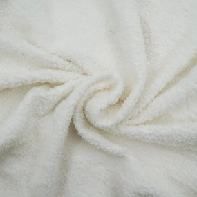 Husă crem elastică pentru canapea cu 3 locuri Laina – douceur d'intérieur