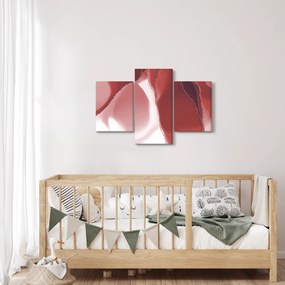 Tablou - Floare abstractă roșie N⁰3 (90x60 cm)