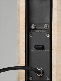 Aplica exterior din travertin LED CCT sus si jos IP65 Balma