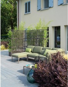 Pouf de Exterior,  Nardi - Komodo Pouf - Bianco adriatic Sunbrella®