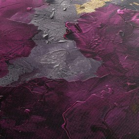 Tablou - Texturizarea abstracției (cu ceas) (90x30 cm)