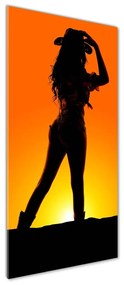 Tablou pe acril Figura cowgirls