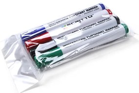 Set marker pentru table albe 4 buc., mix de culori