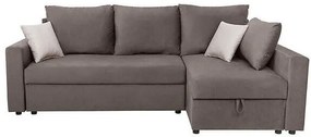 Colțar Boston 128 Cutie de pat, 240x138x89cm, 118 kg, Picioare: Plastic