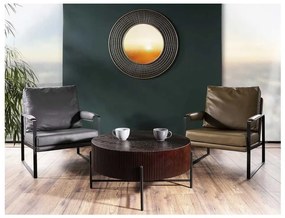 Măsuță de cafea Crotone, nuc / negru