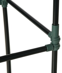 Outsunny Pat de grădină jardinieră rectangular din metal cu tuteuri pentru roșii și plante cățărătoare 180 x 90 x 29,5 cm | Aosom Romania