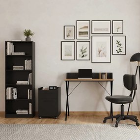 Biblioteca Adore Nurdan, 5 rafturi, 58x170x23 cm