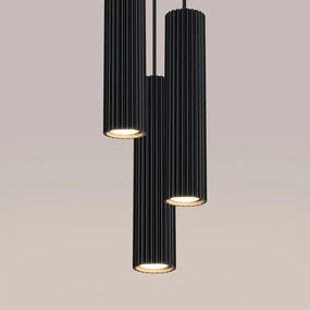 Lustră neagră ø 19,5 cm Gleam – Nice Lamps