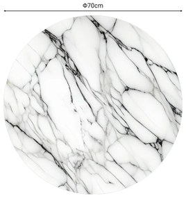 Blat masa Kailo aspect marmura 70x70x2.5 cm