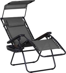 Fotoliu de relaxare Avenberg PALMAS - gri