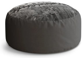 Taburet Circle zidari pe grindă, gri