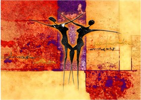Tablou - Zeița africană (70x50 cm)