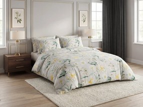Lenjerie de pat din microfibra ELYSIA, gri deschis Dimensiune lenjerie de pat: 2 buc 70 x 80 cm | 160 x 200 cm
