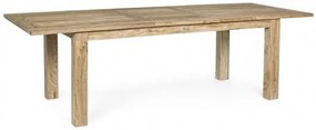 Masa extensibila, din lemn de teak, 200/260X100 cm, Montevideo, Bizzotto