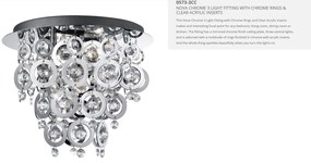 Plafoniera moderna design elegant Nova 0573-3CC SRT
