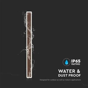 Aplică LED de exterior LED/17W/230V 3000K IP65 maro