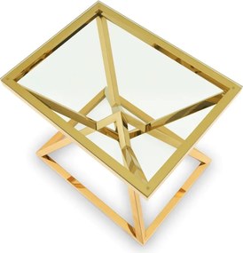 Masuta Living LUX design futurist finisaj auriu, Connor 109876 HZ